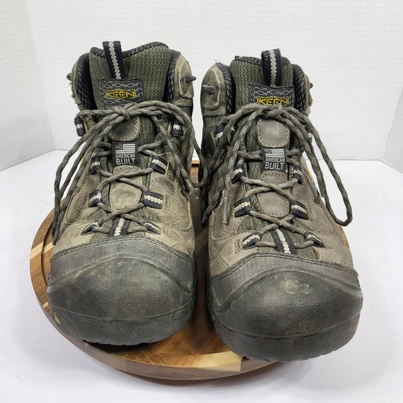 KEEN Utility Work Boots Mens 10 Brown Waterproof Composite Toe American Built main image 9
